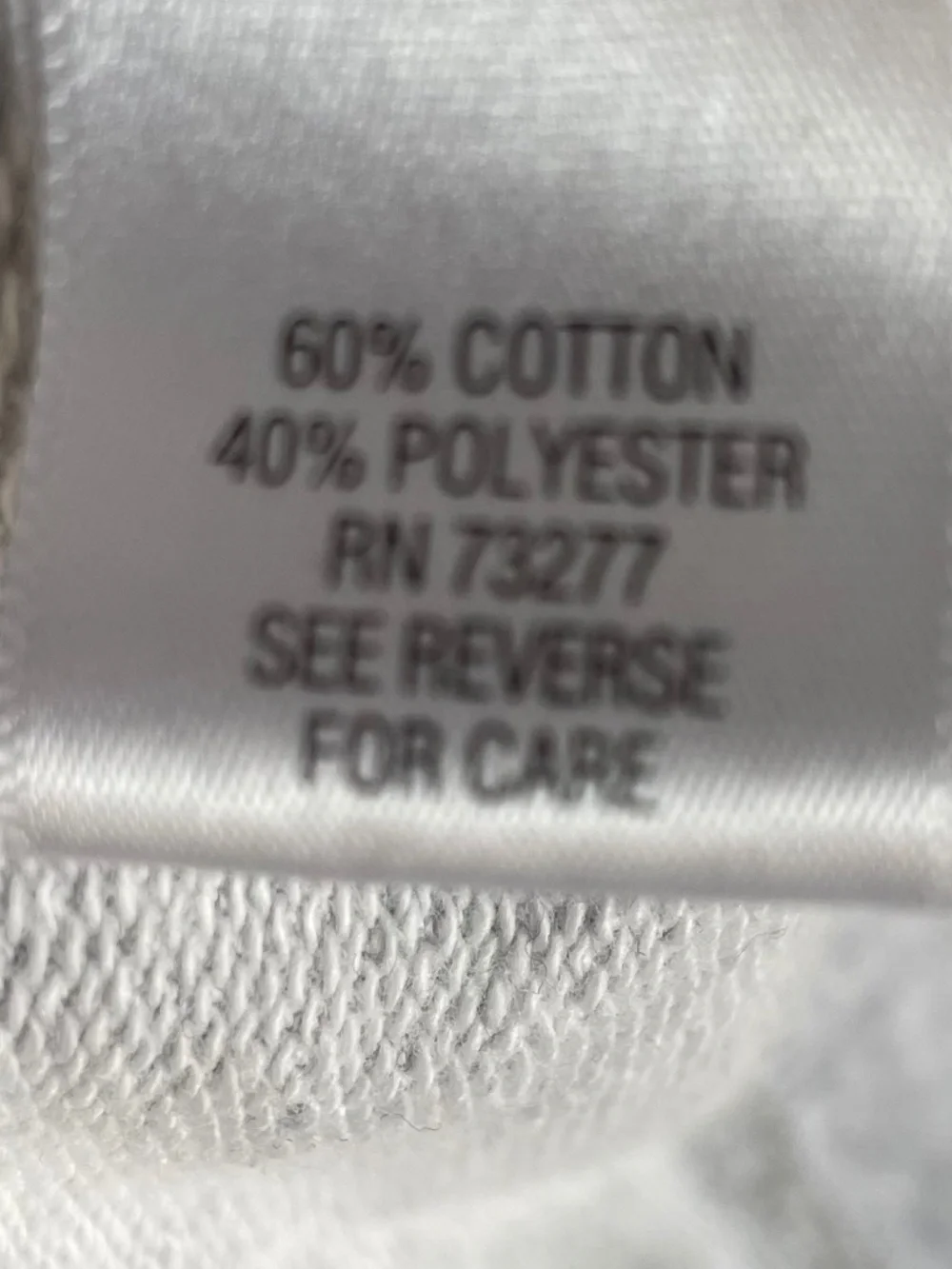 Sonoma Cotton Blend Lightweight Sweatshirt in Grey and White in Size L